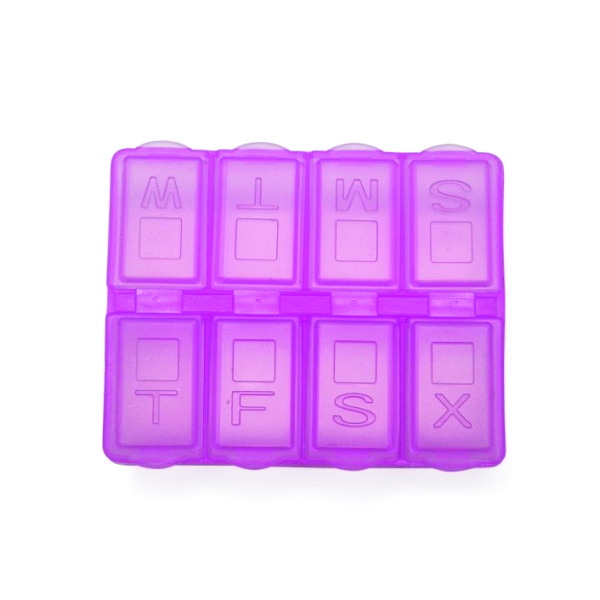 Porta Comprimido Semanal em Material Plástico Porta Comprimido Semanal em Material Plástico