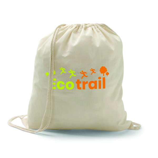Sacola tipo Mochila 100% Algodão Personalizada Sacola tipo Mochila 100% Algodão Personalizada