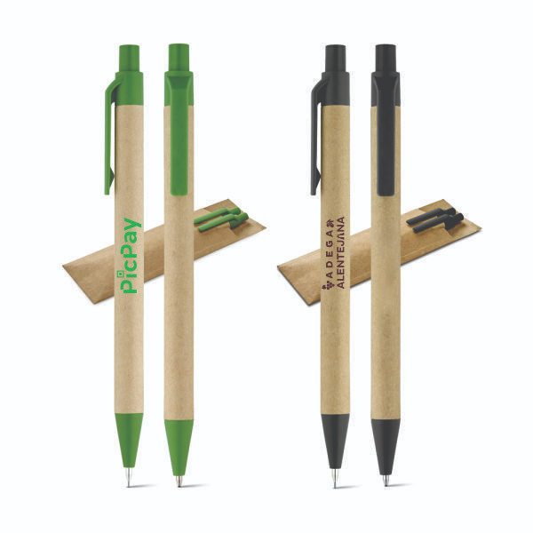Kit Eco Caneta e Lapiseira Personalizadas Kit Eco Caneta e Lapiseira Personalizadas