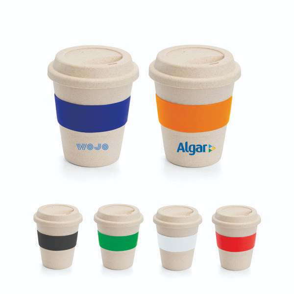 Copo Fibra Bambu com Pega em Silicone Copo Fibra Bambu com Pega em Silicone
