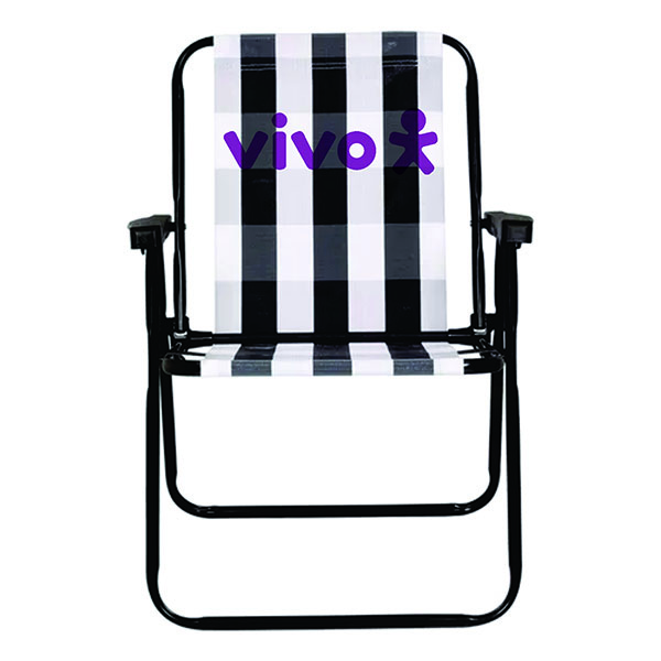 Cadeira de Praia Alta Personalizada Cadeira de Praia Alta Personalizada