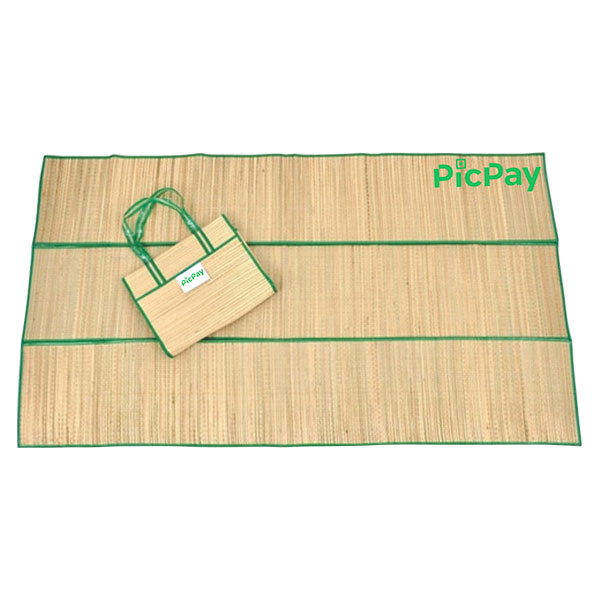 Esteira de Praia Personalizada Palha Esteira de Praia Personalizada Palha