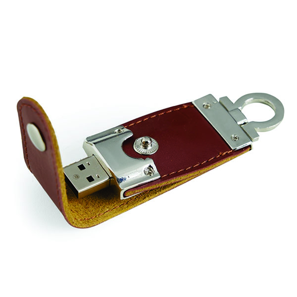 Pen drive Couro Sintético Brinde Pen drive Couro Sintético Brinde