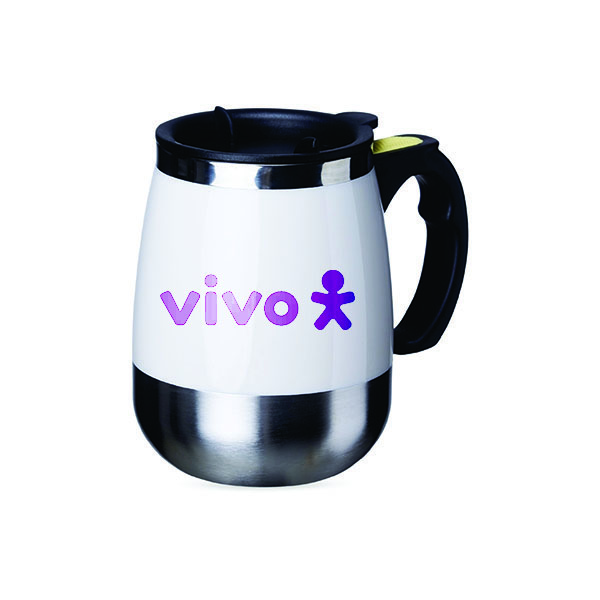 Caneca com Misturador Personalizada Caneca com Misturador Personalizada
