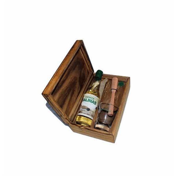 Kit Cachaça com Socador Personalizado Kit Cachaça com Socador Personalizado