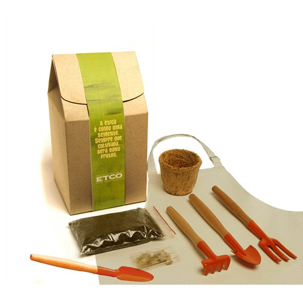 Kit Jardinagem Ecobox Fibras Kit Jardinagem Ecobox Fibras