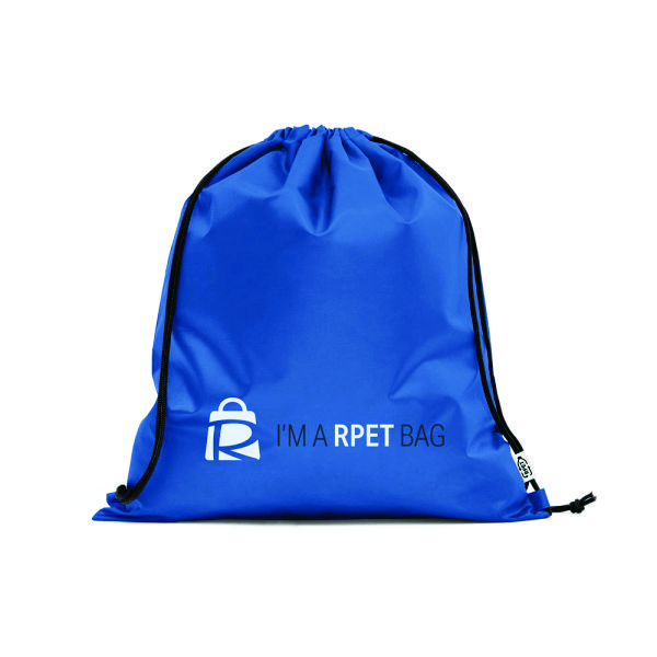 Sacola tipo mochila em rPET Personalizada Sacola tipo mochila em rPET Personalizada