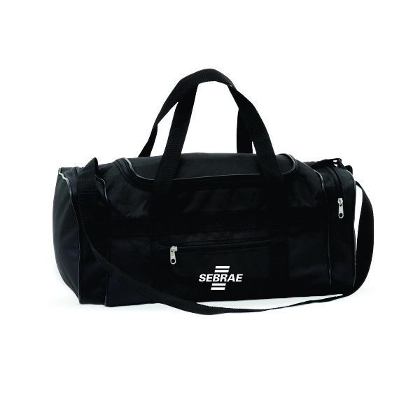 Mala Esportiva com Bolso Frontal e Lateral Mala Esportiva com Bolso Frontal e Lateral
