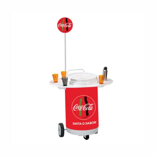 Carrinho Cooler Testeira e Balão Carrinho Cooler Testeira e Balão
