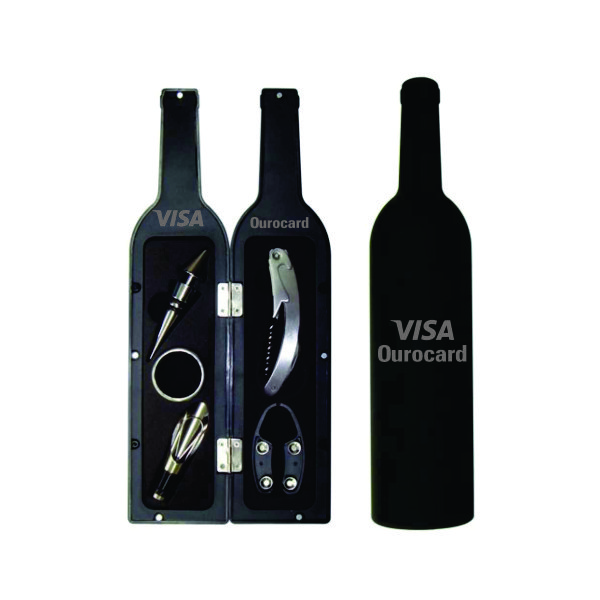 Kit Abridor de Vinho Personalizado para Brindes Kit Abridor de Vinho Personalizado para Brindes