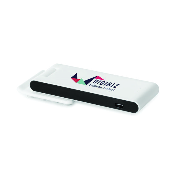 Bateria Portátil em ABS com Ventosas na Base Bateria Portátil em ABS com Ventosas na Base