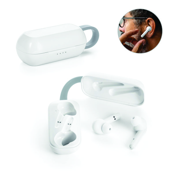 Fones de ouvido Wireless em ABS Brinde Fones de ouvido Wireless em ABS Brinde