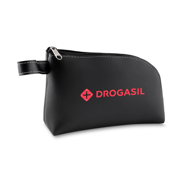 Necessaire em Couro Sintético Personalizada Necessaire em Couro Sintético Personalizada