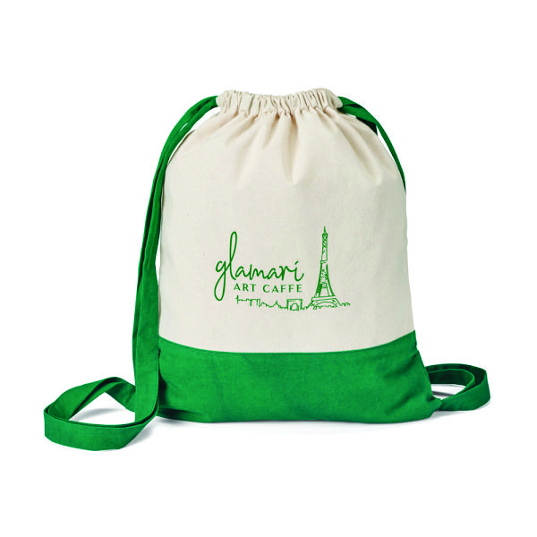 Saco tipo Mochila 100% Algodão Personalizado Saco tipo Mochila 100% Algodão Personalizado