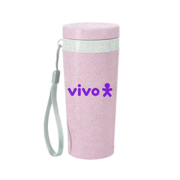 Copo Térmico Fibra de Bambu Personalizado Copo Térmico Fibra de Bambu Personalizado