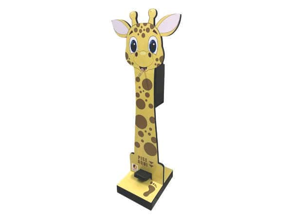 Totem Álcool Gel Com Pedal Personalizado