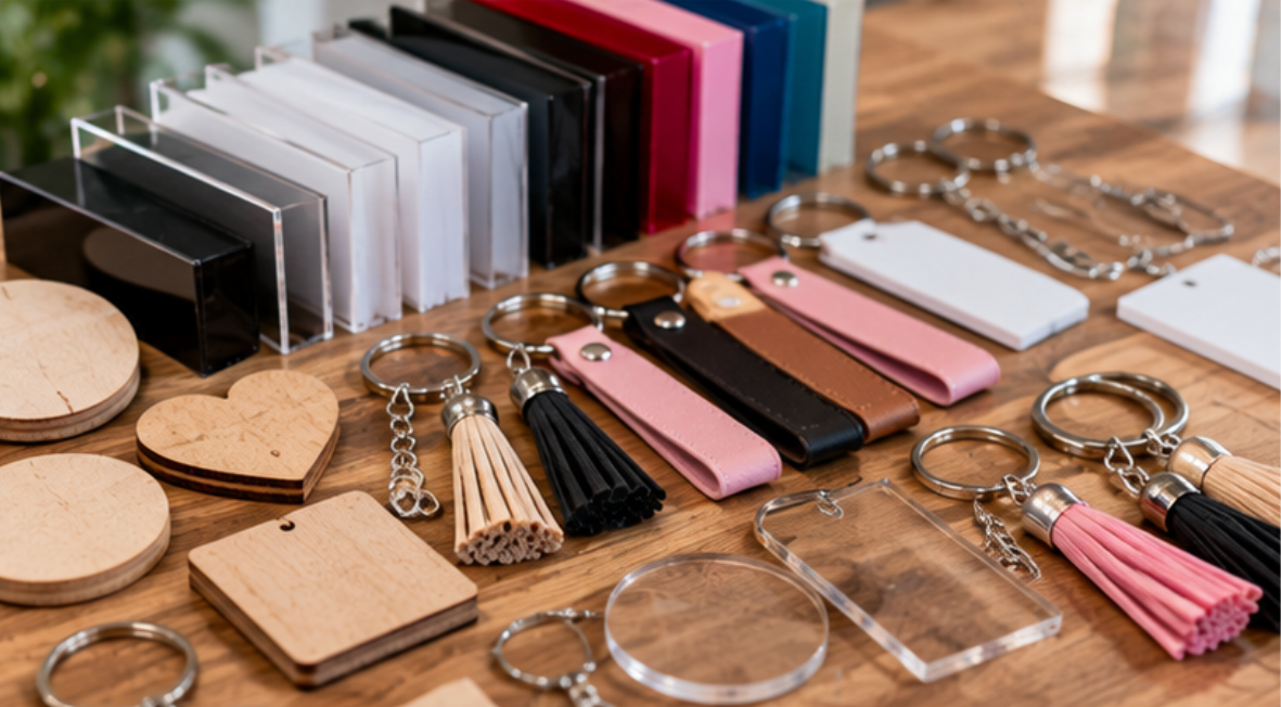 Tudo sobre chaveiros customizados: Guia completo de materiais e modelos